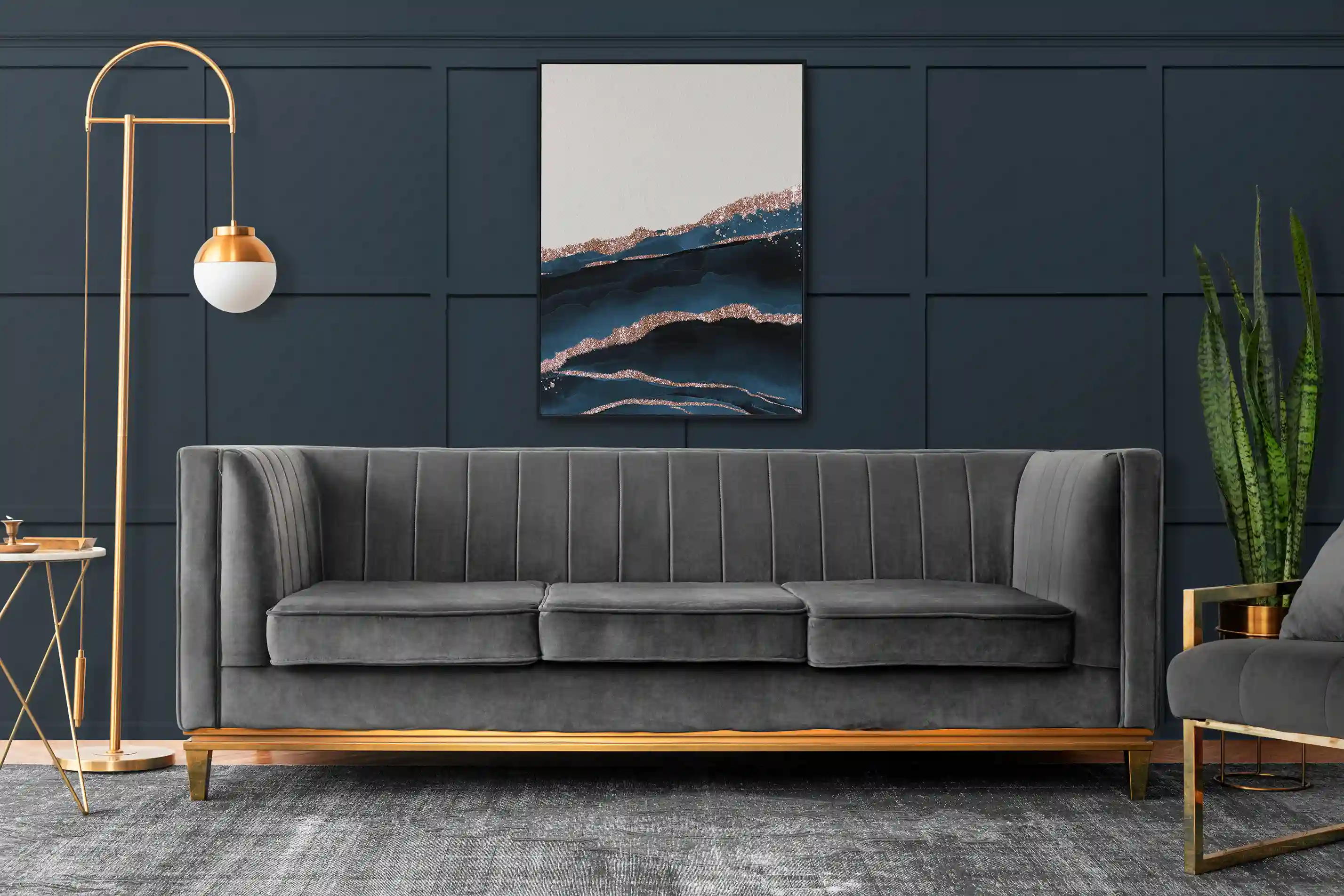 Boutique hotel lobby